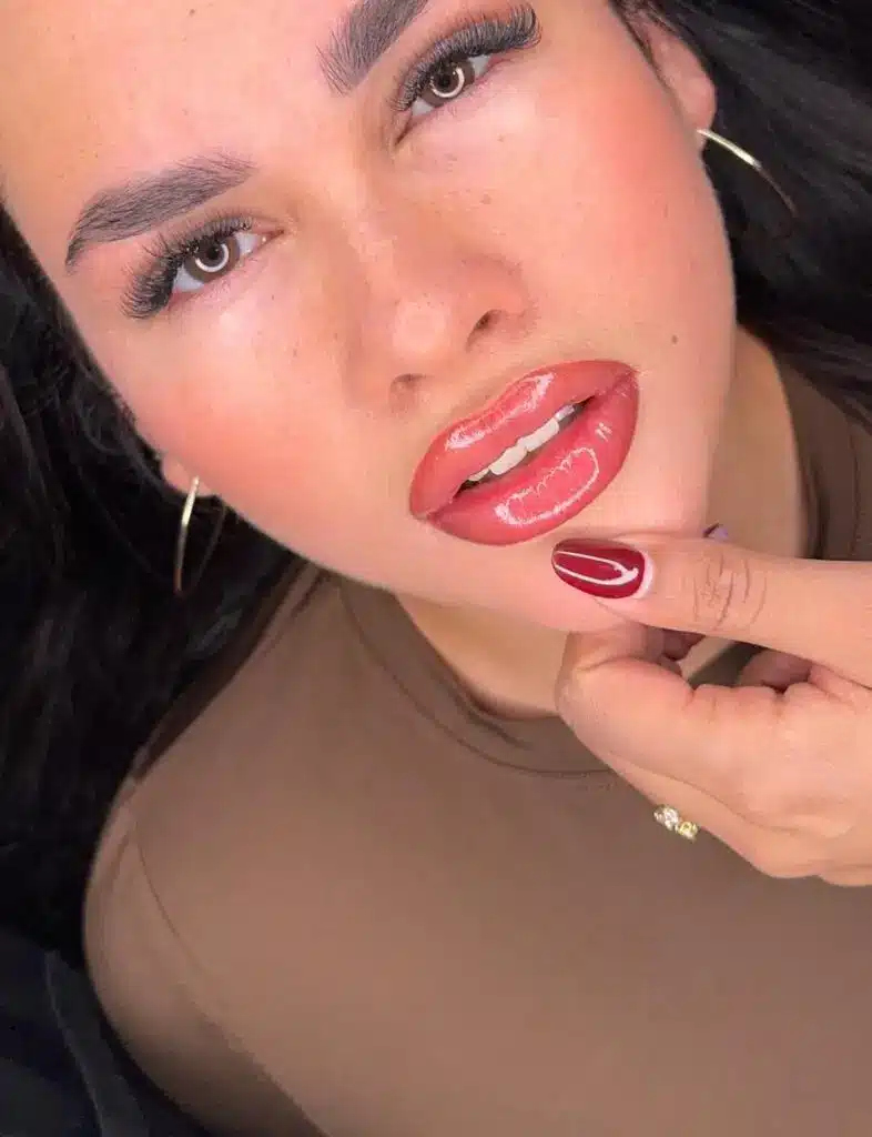 Natuurlijke lipblush resultaat Studio Yarah Assen